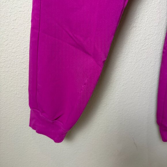 FIGS Technical Collection Hot Pink Joggers Scrubs Bottoms Pants Size Small - Picture 5 of 10